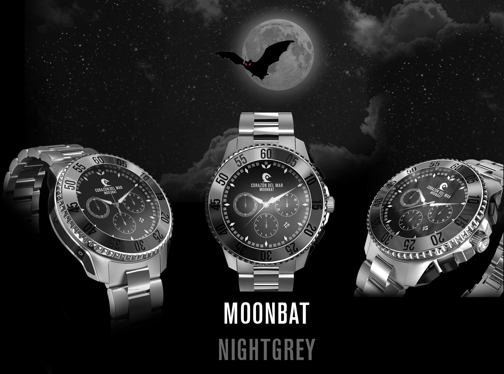 Moonbat Chronograph Nightgrey