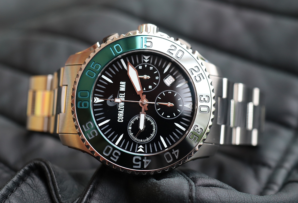 Melanocetus Chronograph Smaragd Green Sonderedition