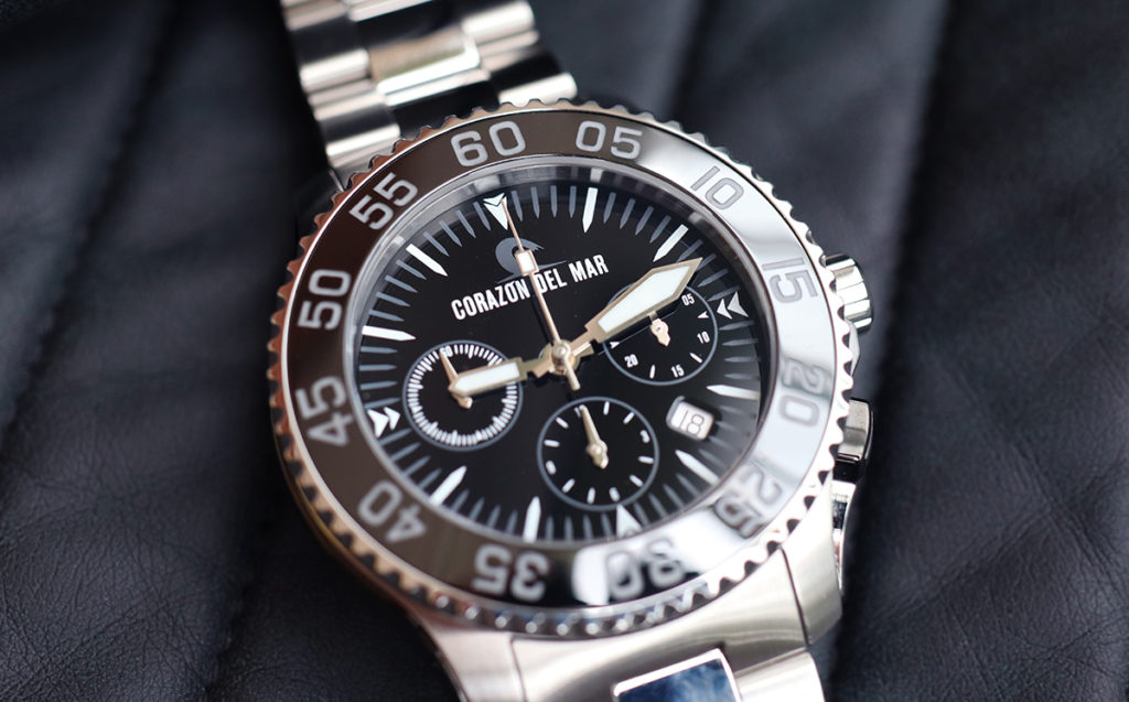 Melanocetus Chronograph Black Pearl