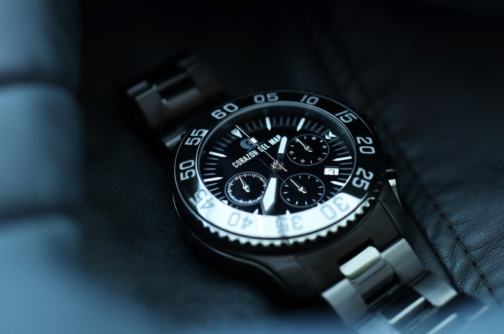 Melanocetus Chronograph Obsidian Black