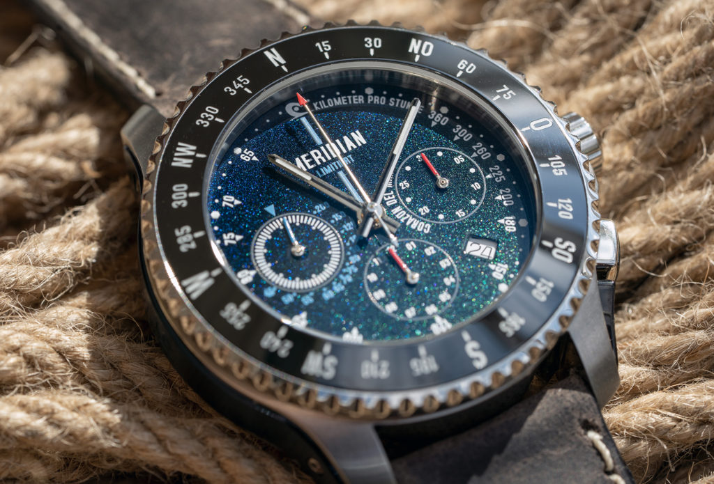 CdM Meridian Chronograph Reflexión Tiefblau Smaragd Limited