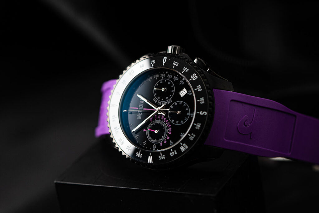 CdM Meridian Chronograph Purple Stealth